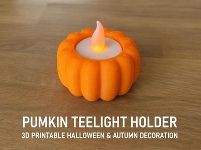 Pumpkin Tealightholder Halloween Autumn Decoration