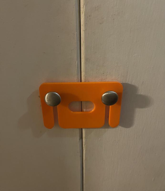 Puppy cupboard / towel cabinet lock