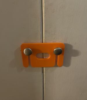 Puppy cupboard / towel cabinet lock