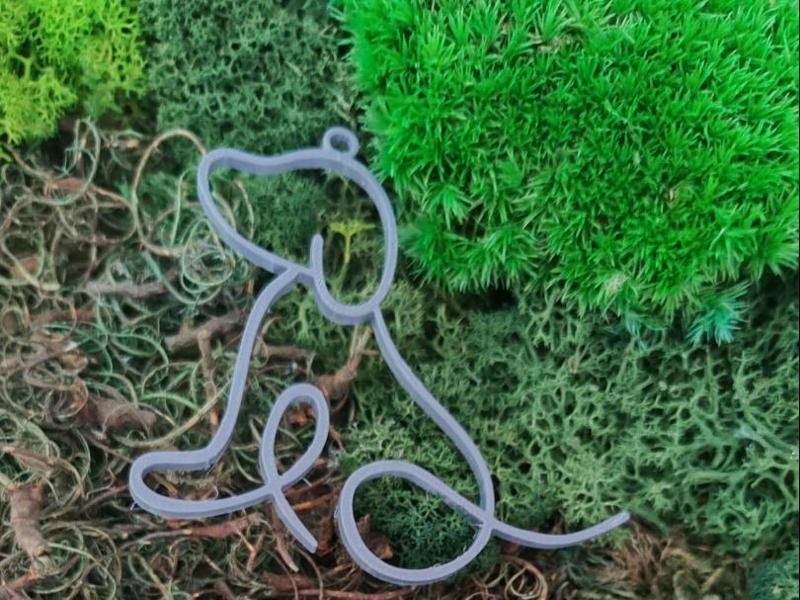 dog keychain