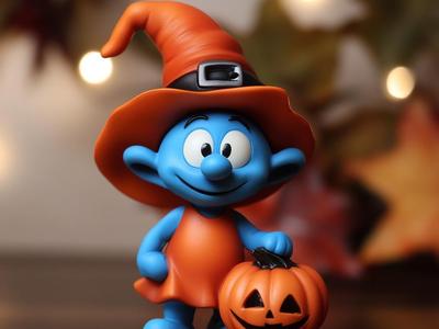 Halloween Smurf