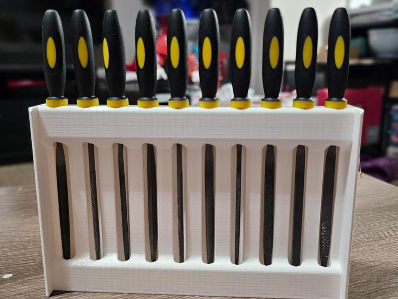 Needle File Holder for 10 Files (Hobby Lobby Set)