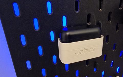 Jabra Elite10 holder (an 'Ikea Skadis Charger wall' module)