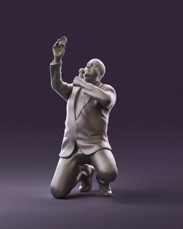 001060 man making an offer of marriage 3D Print Ready