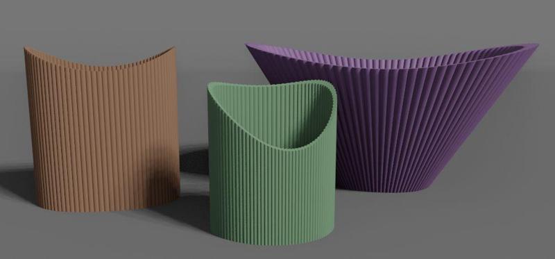 Designer vases