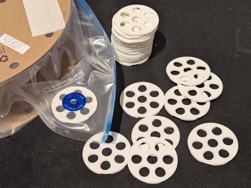 Easy Print Vacuum Bag Spacer Disc
