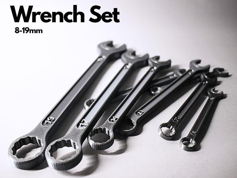 Wrench set - 8mm-19mm