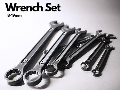 Wrench set - 8mm-19mm