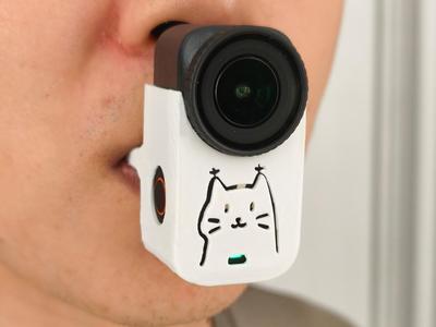 DJI osmo nano vertical shooting first-person mouth-held accessory