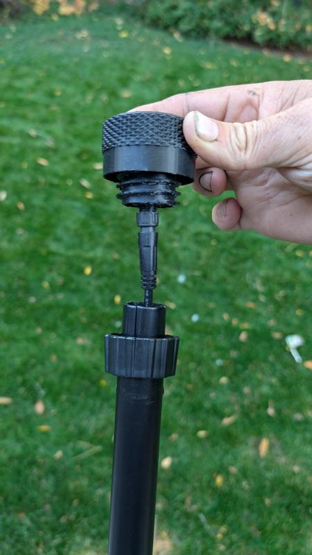 Lymow RTK Winter Pole Cap With Ice Prevention Overhang