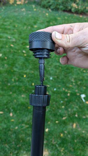 Lymow RTK Winter Pole Cap With Ice Prevention Overhang