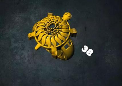 tortois ring with turtle