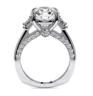 Three stone engagement ring