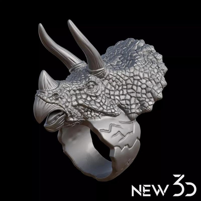 TRICERATOPS RING