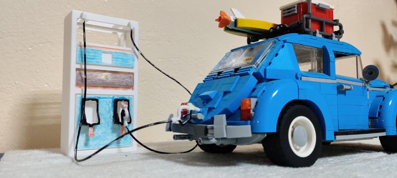 Gas Pump Petrol Pump Model - Gas Station Toy