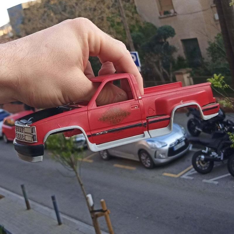 Body kit Choo Choo for AMT 1/25 obs Chevy