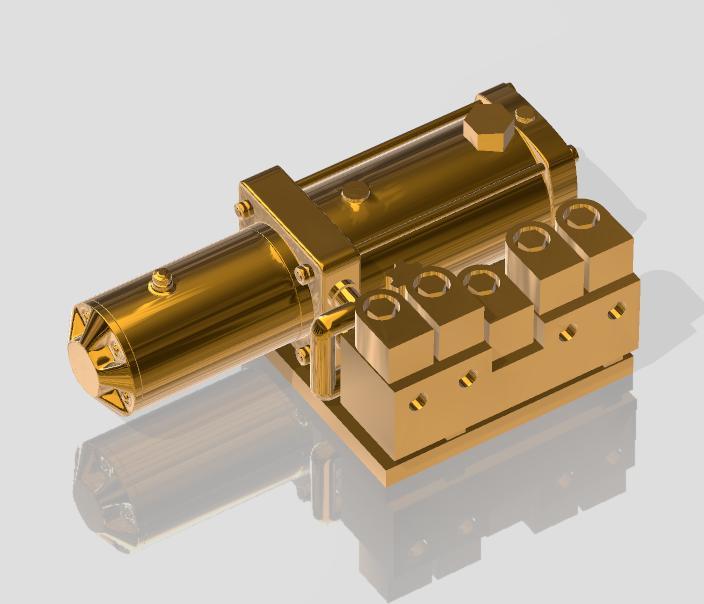 1/25 Single pump 5 dump Euro lowrider pump