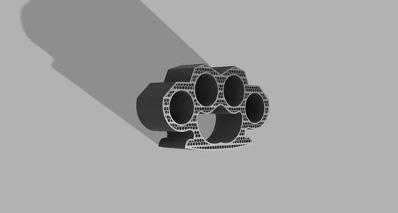 Honeycomb Brass Knuckles - Lightweight Power 🍯🥊