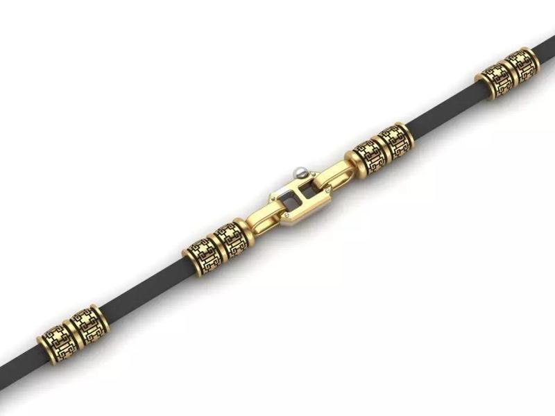 Lock and inserts for leather 3mm diametr  N0282