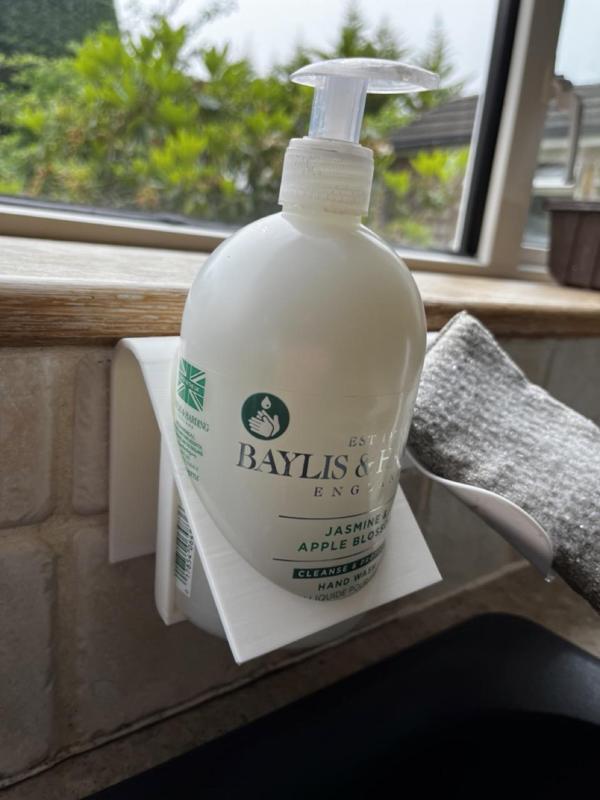 Stylish and Functional Wall Mount for Hand Wash Dispenser Bottles