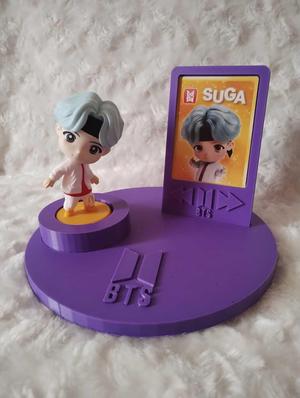 BTS funko and card display stand