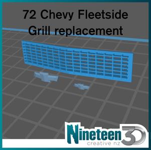 72 Chevy Fleetside Grill Replacement