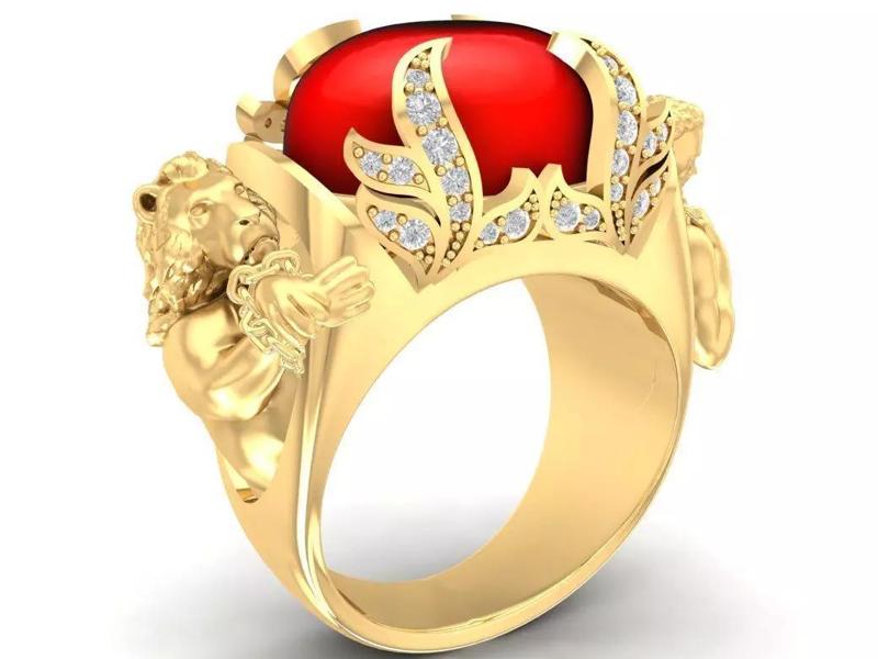 the men and lion ring 2879