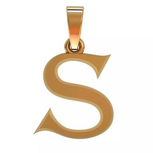 S letter pendant