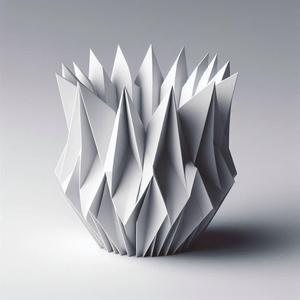 Geometric Paper Candle Holder