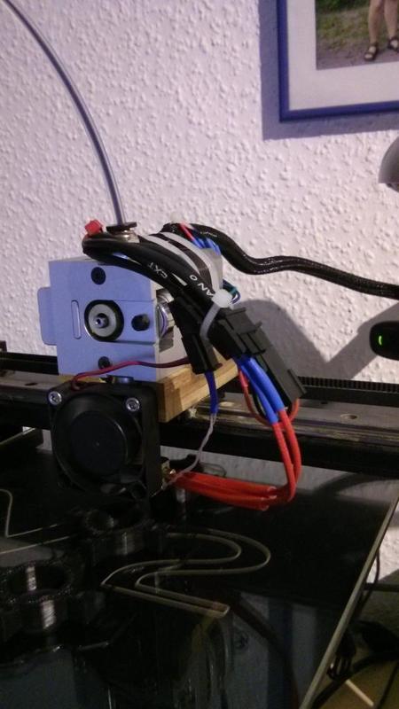 Makergear M2 mount for Bulldog-Lite extruder plus Merlin-Hotend