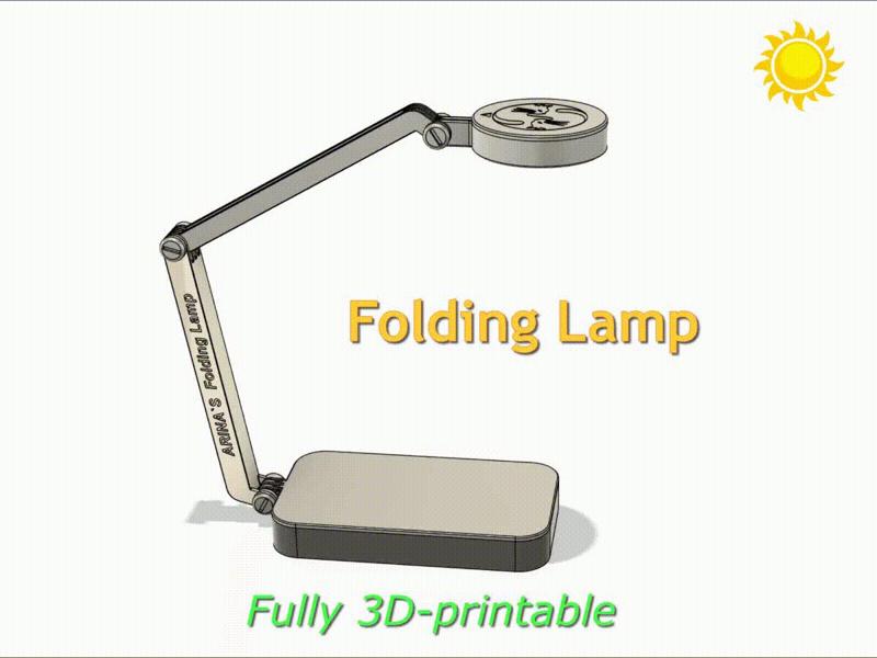 Arina's Folding Lamp