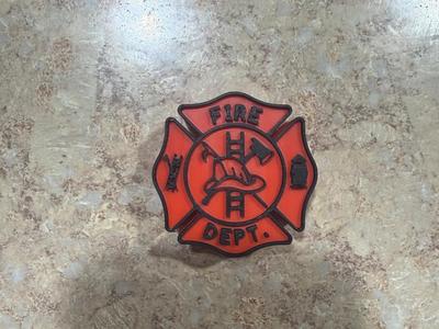 Fire Fighter Straw Topper