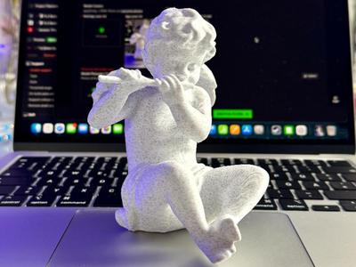 Angel with a flute