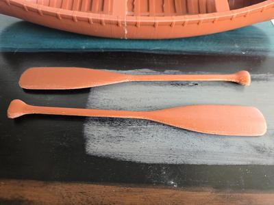 Paddle - Traditional Wooden scale 1/10