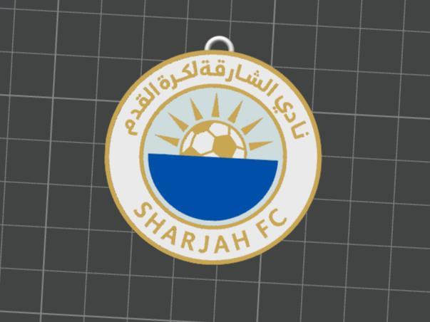 Sharjah FC club keychain Multicolor 