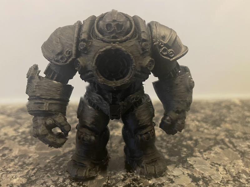 Heavy Power Armor Warrior - Sci-Fi Battle Figurine