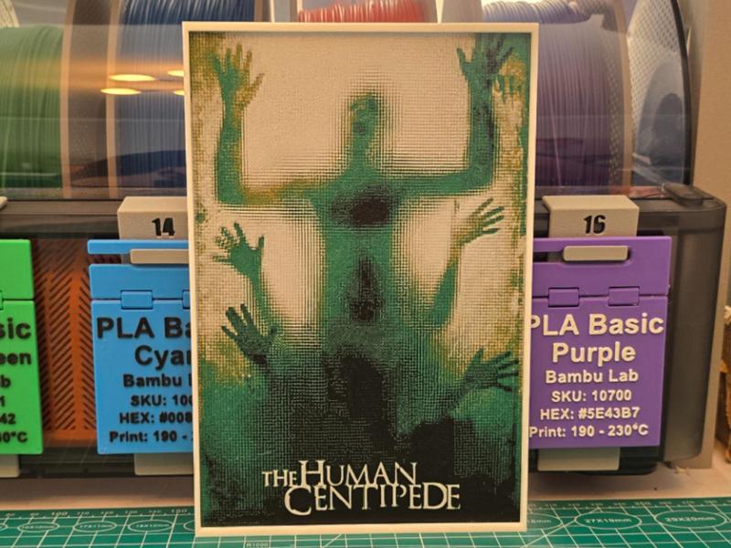 The Human Centipede Movie Poster - Hueforge Art