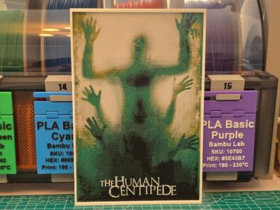 The Human Centipede Movie Poster - Hueforge Art