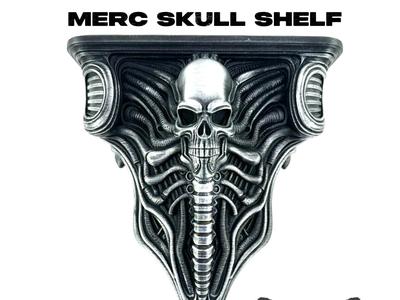 Merc Skull Shelf