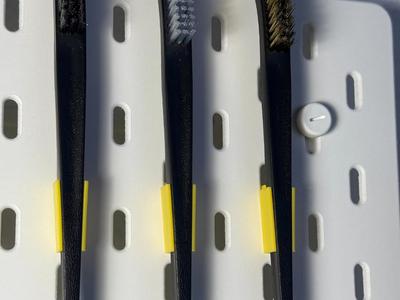 Holder for Brush Set on IKEA Skadis Pegboard