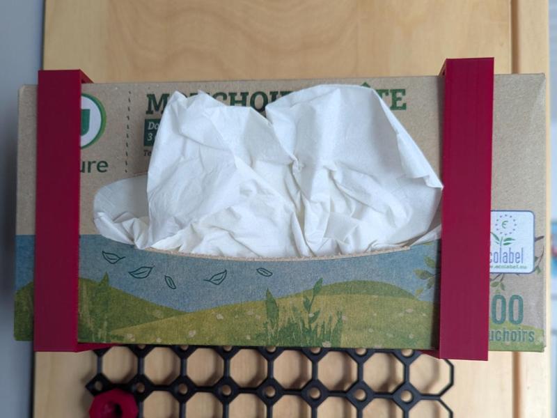 Slim Tissue Box Holder for Multiboard