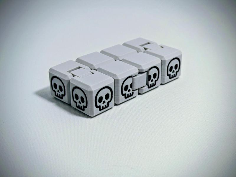 Skull Infinity Cube – Halloween Fidget Toy