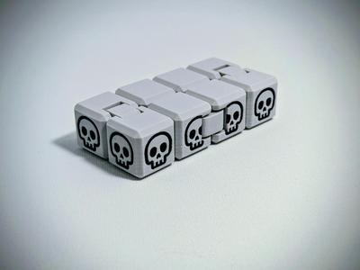 Skull Infinity Cube – Halloween Fidget Toy