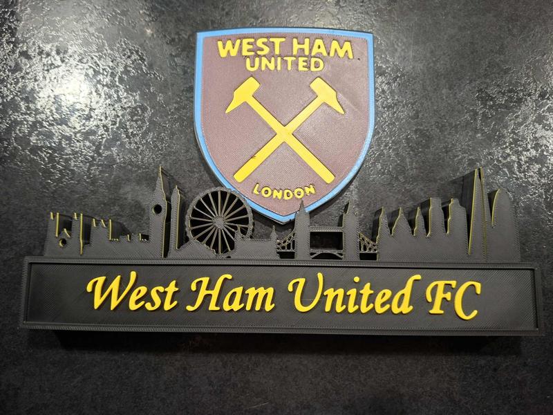 West ham United FC with skyline display! 