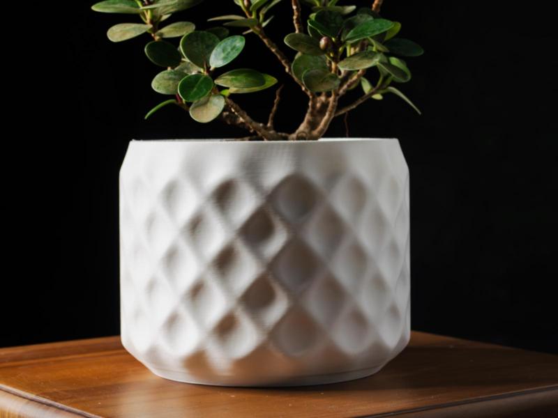 Geo Diamond Planter Pot
