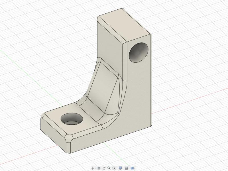 Rod holder for screwing