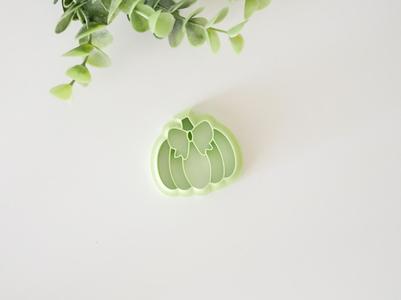 Fall Pumpkin and Bow Polymer Clay Cutter Set 