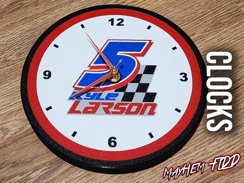 NASCAR's Kyle Larson - Clock