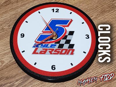 NASCAR's Kyle Larson - Clock
