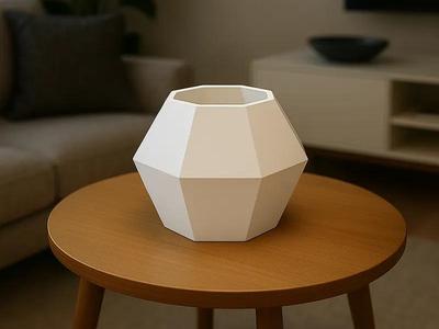 Octogonal Shaped Modern Lamp